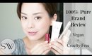 100% pure cosmetics review | vegan makeup