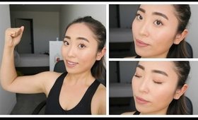 My Makeup Routine For Gym | Using Project Pan Products | Channel/Life Update