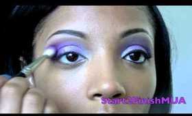 TUTORIAL: Passionette Purple Eye Look