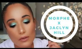 TEAL EYESHADOW MAKEUP TUTORIAL USING JACLYN HILL PALETTE