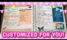 DIY Notebook into a Planner Idea! (Customize your planner to your needs)