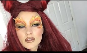 POISON IVY Halloween Makeup & Hair Tutorial