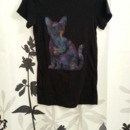 My DIY galaxy cat shirt.
