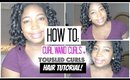 How to: Curl Wand Hair / Tousled Curls on Short Natural Hair | Jessica Chanell