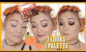 3 Looks 1 Palette // Too Faced Sweet Peach Palette