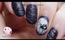 Sugar spun spiderweb nail art tutorial for Halloween