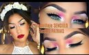 🇲🇽 Maquillaje  SENCILLO para FIESTA MEXICANA 🇲🇽 / 15 de Septiembre VIVA MEXICO / | auroramakeup