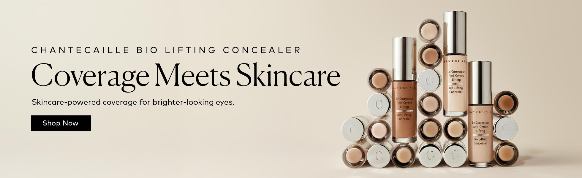 Swipe away the look of fine lines and dark circles with medium buildable coverage, a blurred light-diffusing finish, and skincare-powered ingredients. Shop the Chantecaille Bio Lifting Concealer at Beautylish.com