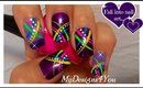 FUN SUMMER NAIL ART FOR BEGINNERS - ABSTRACT NEON