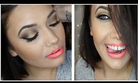 Gold Eyes // Neon Lips Talk Through | thatgirlshaexo