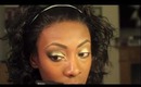 Makeup tutorial, Golden eye series, Smoky Gold