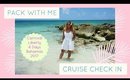 Pack with Me:  4 day Carnival Cruise to the Bahamas, Check In Luggage