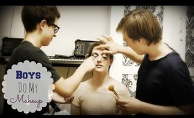 Boys do my makeup!(: