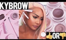 KYBROW KYLIE COSMETICS FIRST IMPRESSIONS | SONJDRADELUXE