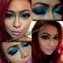 Little mermaid Ariel inspired makeup look