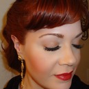 1940's Inspired Makeup- Lucille Ball