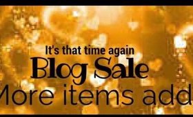 Blog Sale Items Added