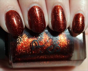 From the Christmas Without Snow Collection. See more swatches & my review here: http://www.swatchandlearn.com/pretty-serious-seasonal-sunset-swatches-review/
