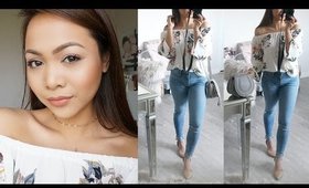 Date Night Outfit Idea + Makeup | Get Ready With Me | Charmaine Dulak