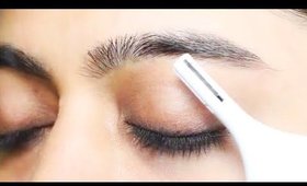 How to: Remove Facial Hair | & VEET Hair Trimmer Review _ Eyebrows, Face, Pubic Hair | SuperWowStyle