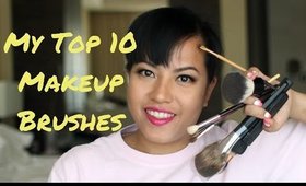My Top 10 Makeup Brushes