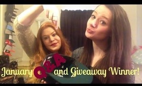 January Q&A and Giveaway Winner!