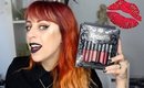 Worth it? Kat Von D Mini Liquid Lipstick Set Swatches | Glitter Fallout
