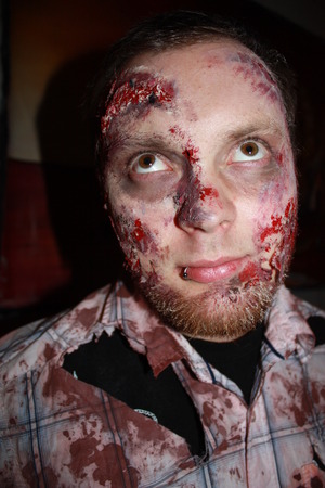kyle's zombie makeup
