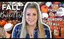 FALL BUCKET LIST | 5 Fun Things to do during Fall 2019