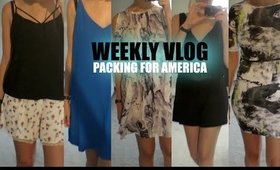Weekly Vlog: Packing for America | Lily Pebbles