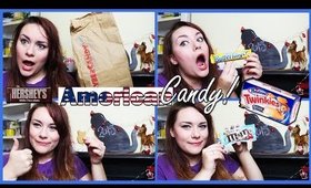 British Trying American Candy! | HeyAmyJane