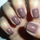 Taupe Dots