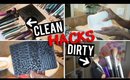 The BEST Way to Clean Makeup Brushes + HACKS
