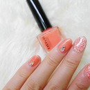 Peach nail polish