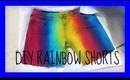 DIY Rainbow Shorts