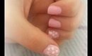 Nail Tutorial For Beginners. Pink Nail With Hearts