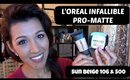 Nueva L'Oreal Infallible Pro Matte Review  | BeautybyCat ♥