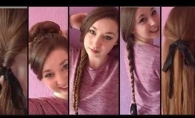 Running Late? 10 FAST Easy Hairstyles For School / College / Work!!