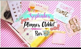 Planner Addict Box | September Planner Supplies