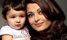 aishwarya rai with her baby aaradhya pics and face video