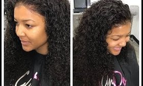 HOW TO: FULL SEW IN WITH 360 LACE FRONTAL (NO GLUE)