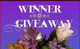 GIVEAWAY WINNERS  :::... Jennifer Perez of Mystic Nails ☆