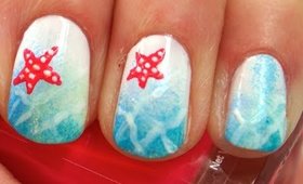 Sea Life Starfish Nails