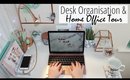 Home Office Tour & Desk Organisation for Small Spaces
