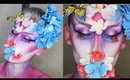 Spring Floral Fantasy Makeup Transformation | FX Makeup