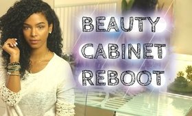 Beauty Cabinet Reboot: Vanity Room Organization | SunKissAlba