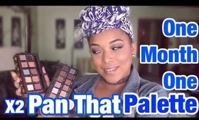 Pan That Palette x2 | One Month One Palette | Project Pan 2017 / 2018 | MelissaQ