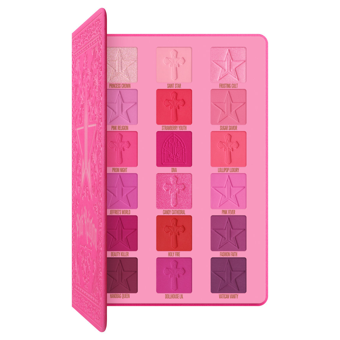 Jeffree Star Cosmetics Pink Religion Palette alternative view 1 - product swatch.