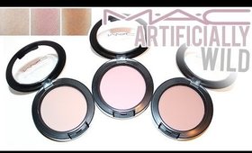 Review & Swatches: MAC Artificially Wild Collection | Next to Skin, Pink Cult, Taupe