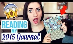 Reading My 2015 Journal! Weird Stories & Fun Memories | tewsimple